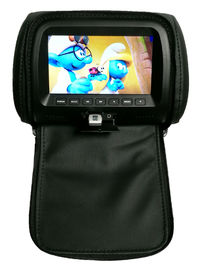 Zipper Type Car Pillow Monitors Dual Video Input Horizontal 120° Viewing Angle