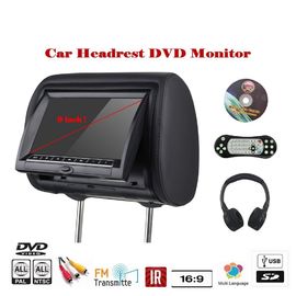 Pillow TFT LED Car Headrest DVD Monitor Custom Made Language Menu Remote Control