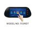 Bluetooth MP5 Rear View Mirror Backup Camera 16 / 9 Screen Type 13 Months Warranty
