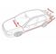 Distance Control Car Parking Sensor System 170° Visual Angle 12 Months Warranty