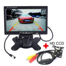 Durable 7 Inch Rearview Mirror LCD Monitor , Backup Camera Monitor 300 / 1 Contrast